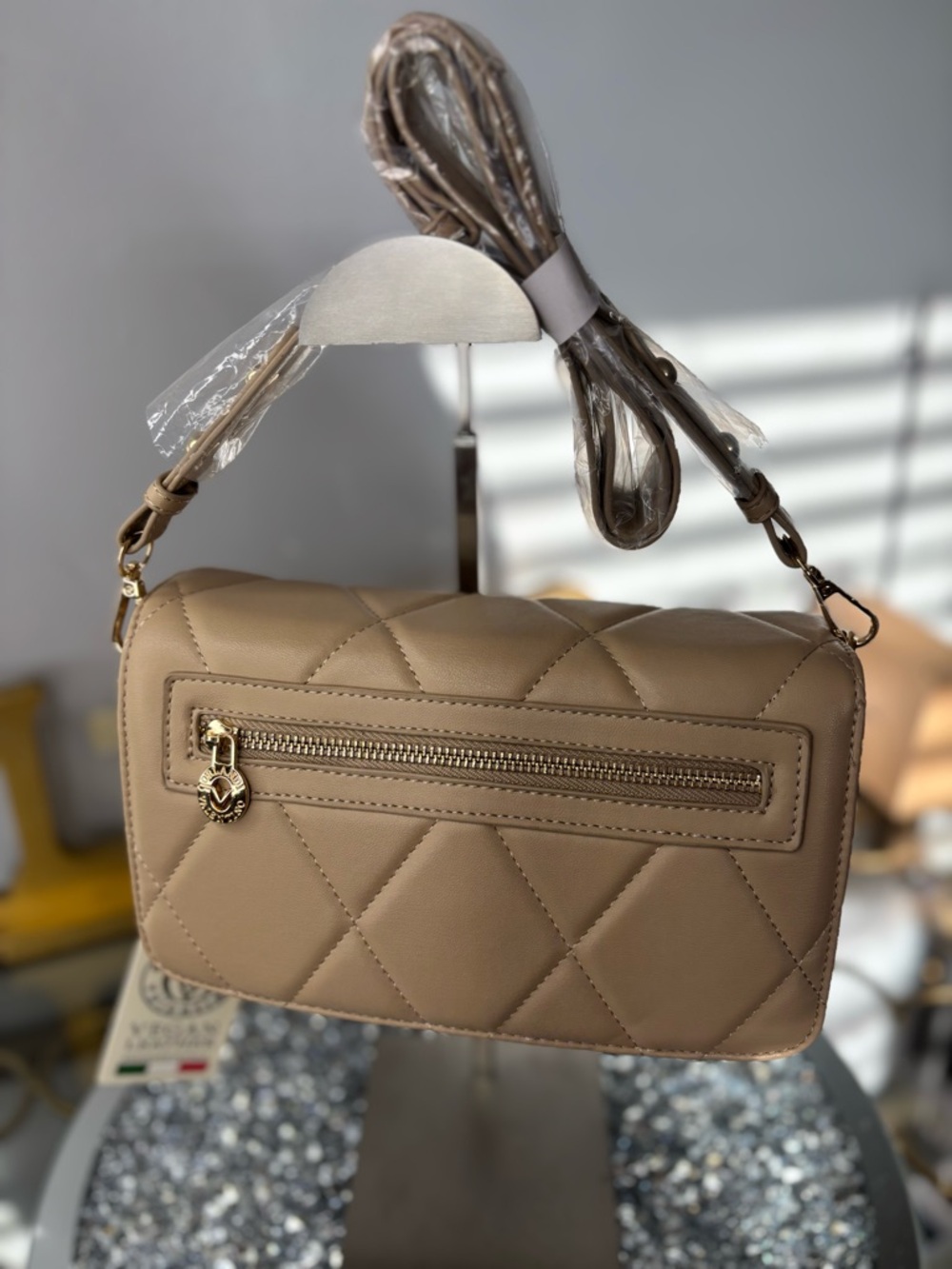 Valentino Orlandi quilted crossbody bag NWT - Picture 5 of 15